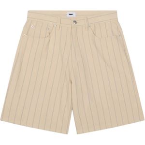 Obey, Heren, Korte broeken, Beige, Maat: W33 Denim,