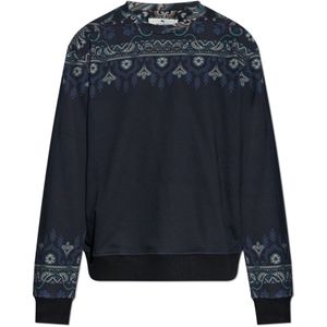 Etro, Heren, Sweatshirts & Hoodies, Blauw, Maat: XL Katoen,