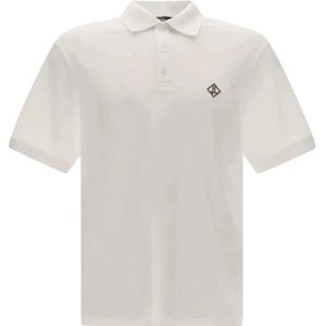 Herno, Heren, Tops, Wit, Maat: L Katoen,