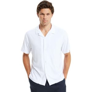 Peninsula, Heren, Overhemden, Wit, Maat: S Katoen,