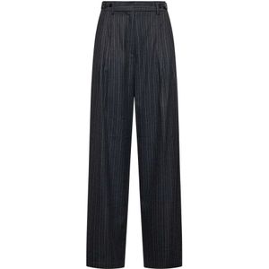 Silvian Heach, Dames, Broeken, Grijs, Maat: M Viscose,