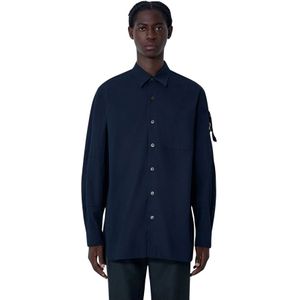 Dries Van Noten, Heren, Overhemden, Blauw, Maat: S Katoen,