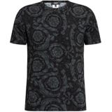 VERSACE Shirt  blauw / zwart