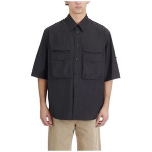 Lemaire, Heren, Overhemden, Zwart, Maat: XS