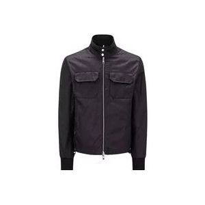 Moncler Omkeerbare Flamenne Zwarte Jas , Black , Heren , Maat: M