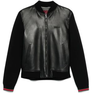 Gucci, Heren, Jassen, Zwart, Maat: XL Katoen,