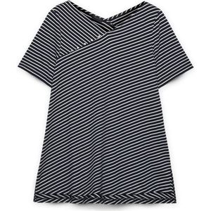 Fiorella Rubino, Dames, Tops, Blauw, Maat: XS Katoen,