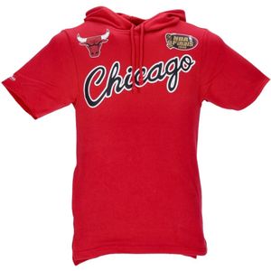 Mitchell & Ness, Heren, Sweatshirts & Hoodies, Rood, Maat: L Katoen,