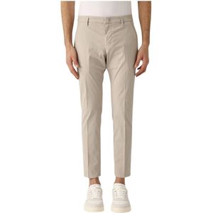Dondup, Heren, Broeken, Beige, Maat: W36 Katoen,