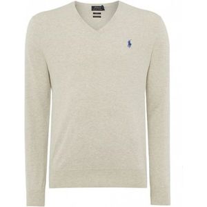 Polo Ralph Lauren, Dames, Truien, Grijs, Maat: XL Katoen,