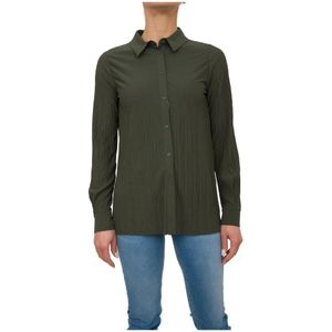 Max Mara, Dames, Blouses & Shirts, Groen, Maat: M Poliester,