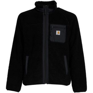 Carhartt Wip, Heren, Sweatshirts & Hoodies, Zwart, Maat: S Fleece,