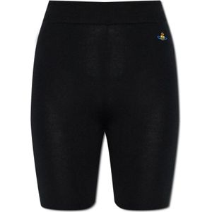 Vivienne Westwood, Dames, Korte broeken, Zwart, Maat: XS Katoen,