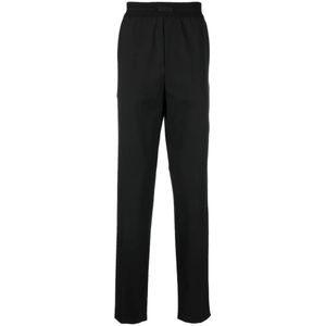 Msgm, Heren, Broeken, Zwart, Maat: XL Wol,