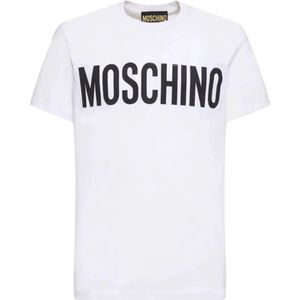 Moschino, Heren, Tops, Wit, Maat: XL Katoen,