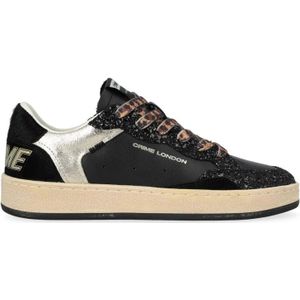 Crime London, Dames, Schoenen, Zwart, Maat: 38 EU Leer,