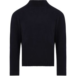 Filippo De Laurentiis, Heren, Truien, Blauw, Maat: S Wol,