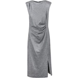 Liviana Conti, Dames, Jurken, Grijs, Maat: S Kasjmier,