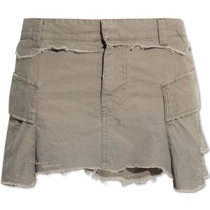 Balenciaga, Dames, Rokken, Grijs, Maat: XS Katoen,