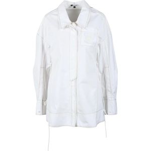 Krizia, Dames, Jassen, Wit, Maat: L Katoen,