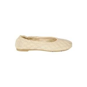 Burberry Platte Ballerina Schoenen , Beige , Dames , Maat: 36 EU