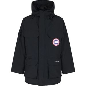 Canada Goose, Heren, Jassen, Zwart, Maat: XL Katoen,