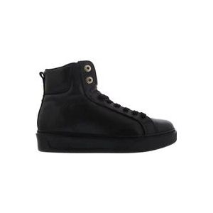 Woolrich Dames Classic Court Mid Women Nappa , Black , Dames , Maat: 36 EU