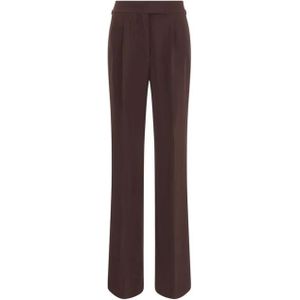 Tom Ford, Dames, Broeken, Bruin, Maat: XS Wol,