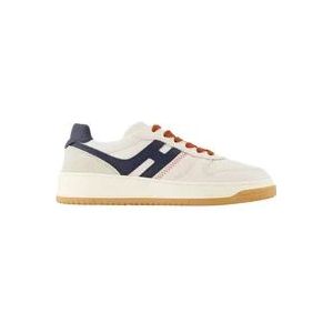 Hogan Canvas Sneakers met Bovenste Veters , Multicolor , Heren , Maat: 44 EU