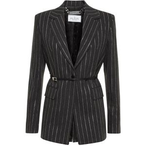 Philipp Plein, Dames, Jassen, Grijs, Maat: S