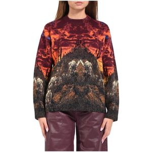 Laneus, Dames, Truien, Veelkleurig, Maat: XS Katoen,