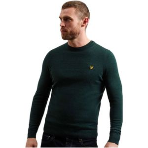 Lyle & Scott, Heren, Sweatshirts & Hoodies, Groen, Maat: M Katoen,