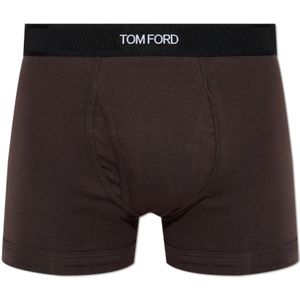 Tom Ford, Heren, Ondergoed, Bruin, Maat: XS Katoen,