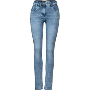 CECIL - Skinny Broek - Lichtblauw - Katoenmix met Stretch