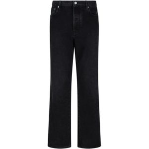 Off White, Heren, Jeans, Zwart, Maat: W32 Katoen,