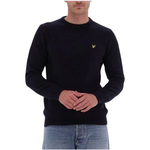Lyle & Scott, Heren, Truien, Blauw, Maat: S Wol,