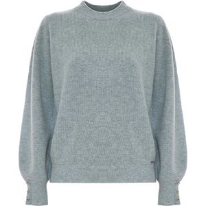 Kocca, Dames, Truien, Groen, Maat: M Wol,