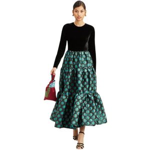 La DoubleJ, Dames, Rokken, Veelkleurig, Maat: XL Zijde,