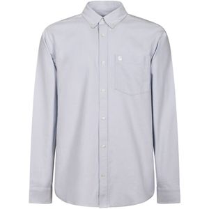 Carhartt WIP - Overhemd - Pastelblauw - Lange Mouw - Regular Fit