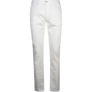 Zegna, Heren, Jeans, Wit, Maat: W34 Katoen,