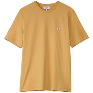 Maison Kitsuné, Heren, Tops, Beige, Maat: L Katoen,
