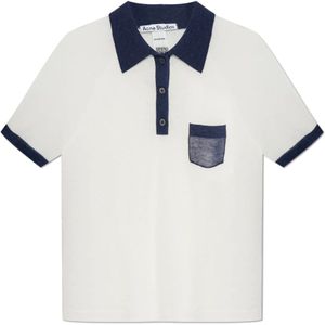 Acne Studios, Dames, Tops, Wit, Maat: S