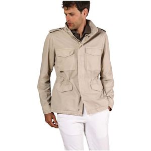 Mason's, Heren, Jassen, Beige, Maat: S Katoen,