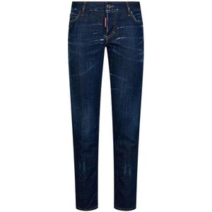 Dsquared2 Slim-fit Jeans Blauw , Blue , Dames , Maat: XS