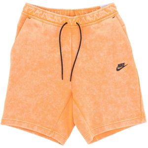 Nike, Heren, Korte broeken, Oranje, Maat: XL Fleece,