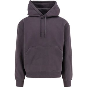 Saint Laurent, Heren, Sweatshirts & Hoodies, Grijs, Maat: S Katoen,