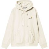 Carhartt Wip - Hooded American Script Jacket - Beige - Sweatvest
