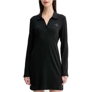 Calvin Klein Jeans - LV047D214G - Korte Jurk - Met Lange Mouwen