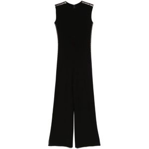 Norma Kamali, Dames, Jumpsuits & Playsuits, Zwart, Maat: M