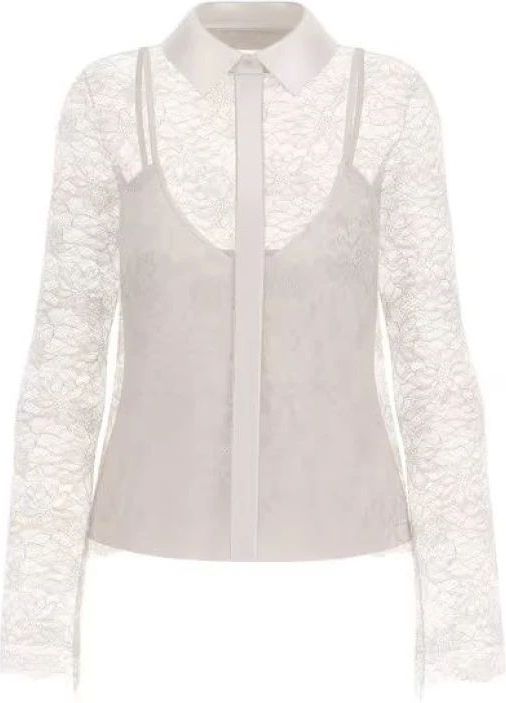 Guess - Antoinette Lace - Damesblouse - Lange Mouwen